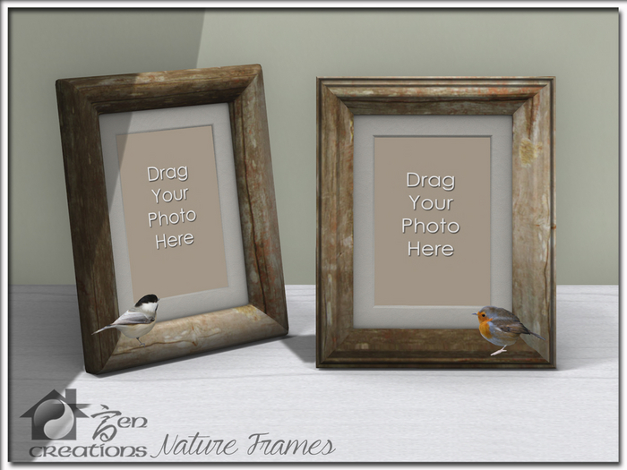 Second Life Marketplace Nature Frames with birds that chirp GIFT
